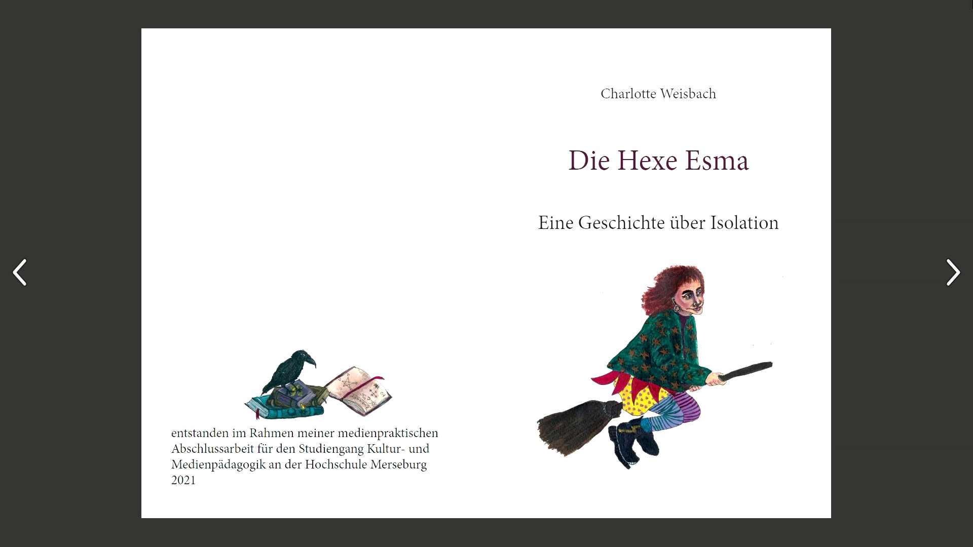 Singen, Malen, Klatschen - "Die Hexe Esma - Eine Geschichte über Isolation" (Charlotte Weisbach)