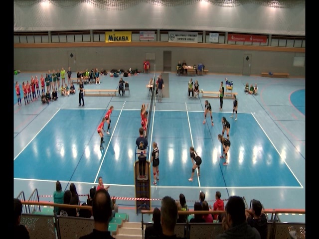 Finale der Volleyball Landesmeisterschaft 2016 U16 weiblich