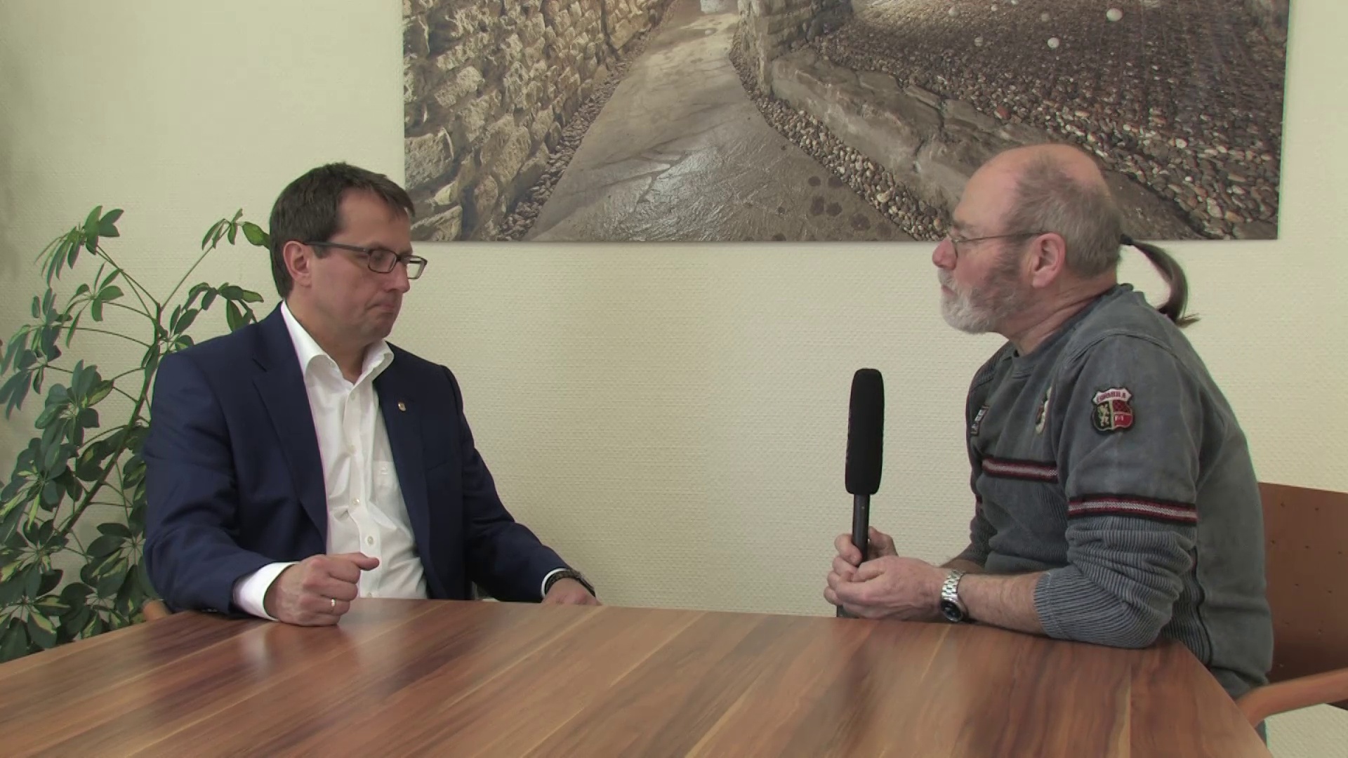 Sondersendung Merseburg Report zur Corona Krise Interview mit OB Jens Bühligen
